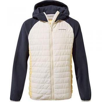 Chaqueta híbrida para niñas Craghoppers, modelo Neopolitan, Seasalt/Buttercup, 13 años