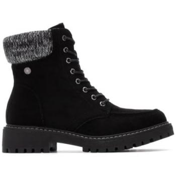 Mujer Refresh Botines Negros 38 – Talla 38, 2 cm de altura, Planos
