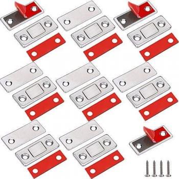 Drawer Locking Magnetic Catches 8-Pack