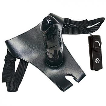 Vibratore Indossabile Black Strap-On Waterproof