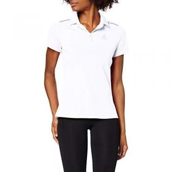 Odlo Damen Polo shirt s/s TINA Short-Sleeve Women's Polo Blouse in White