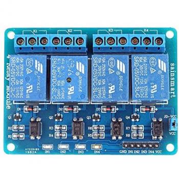 Arduino 4‑Channel 5 V Relay Kit (UNO, MEGA, Nano)