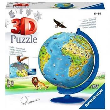 Ravensburger 3D Jigsaw Puzzle: Animal Globe Edition
