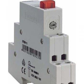 Pulsador 1S 20A rojo LED 230V