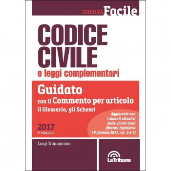 Codice civile e leggi complementari. Guidato con il commento per articolo, il glossario, gli schemi