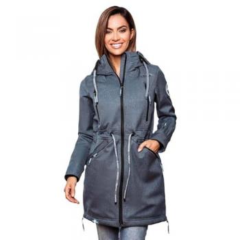 Marikoo Softshell-Mantel Racquellee mit Kapuze