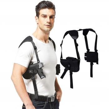 Funda de hombro para pistola con accesorios