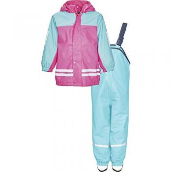 Combinaison de pluie 2 pièces enfant turquoise