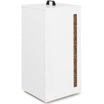 Pellet Tank 45 kg – Bianco, 36x36x76 cm