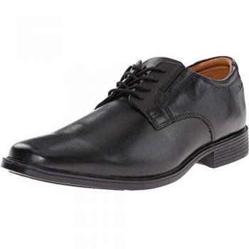 Herrenschuh Tilden Plain schwarz von Clarks in Größe 7.5
