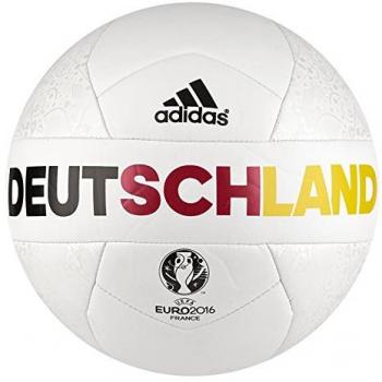 Adidas Mini Fußball EURO 2016 OLP Deutschland, Weiß/EQT Gelb/Power Rot, 1