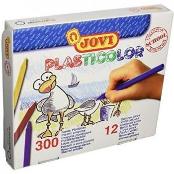 Jovi-Ceras de colores Jovi Plasticolor Caja 300 Unidades