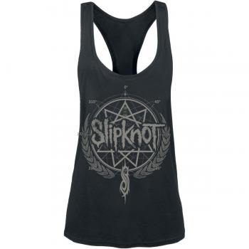 Top Slipknot Blurry para mujer negro M