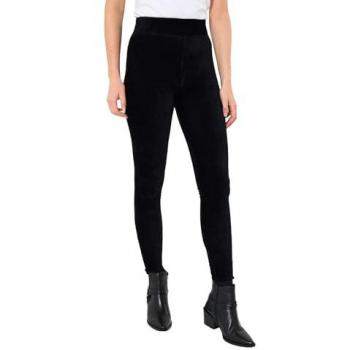 Leggings Velours Noir à Côtes Joe Browns