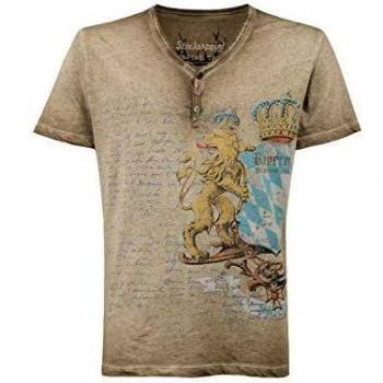 Herren T-Shirt Bene in Sand von Stockerpoint, Größe L