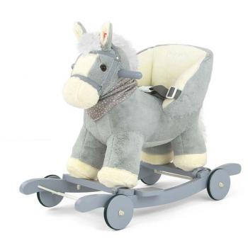 Porteur cheval en peluche Milly Mally