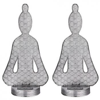 Lampade solari decorative per esterno Buddha