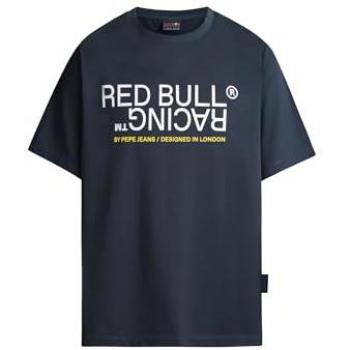T‑shirt Red Bull Racing x Pepe Jeans – Design Graphique en Bleu Marine
