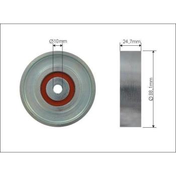 Deflection Pulley V-Rib – Model 500206 (CAFFARO)