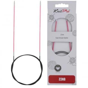 Zing Fixed Circular Knitting Needles 60cm 2mm US0