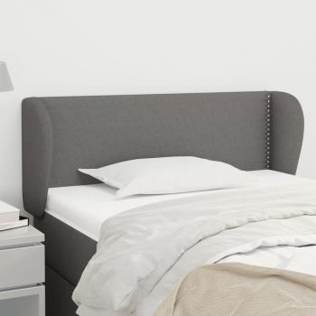 VidaXL Kopfteil Dunkelgrau 83x23x78/88 cm