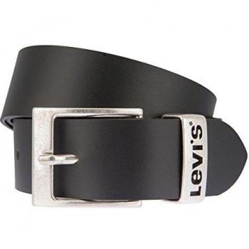 Cintura Levis New Ashland in pelle nera, 80 cm, unisex
