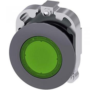Luz Indicadora Verde Siemens 3SU1061-0JD40-0AA0, Montaje empotrado