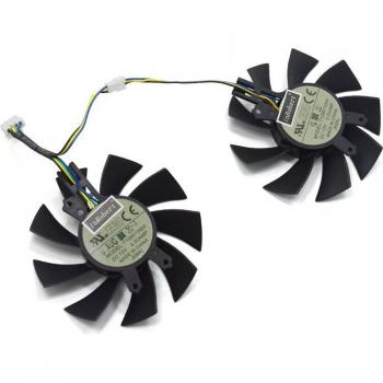 Hasee GTX750Ti / GTX950 GPU Cooling Fan – 75 mm, 0.32 A, 4‑Pin Power