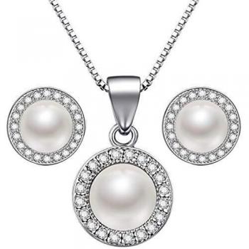 Parure élégante en argent sterling 925 Lydreewam