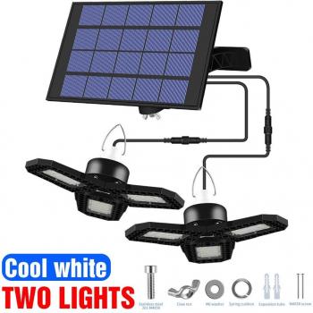 Luz LED Solar de Emergencia 80W para Garaje