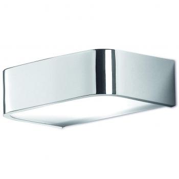 Applique murale de salle de bain Arcos LED 15 cm chromé
