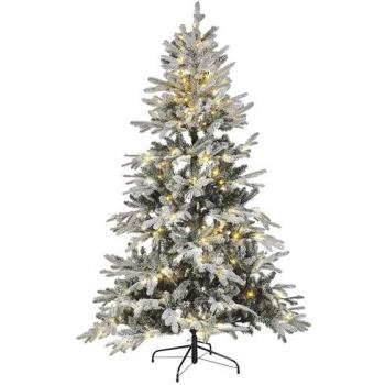 Sapin de Noël blanc 180 cm pré-éclairé MIETTE