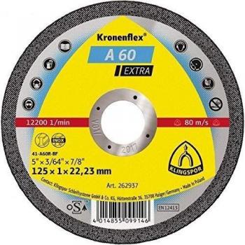 KLINGSPOR KLI-262937-1 262937 A 60 EX Trennscheiben 125 x 1 x 22,23 mm gerade