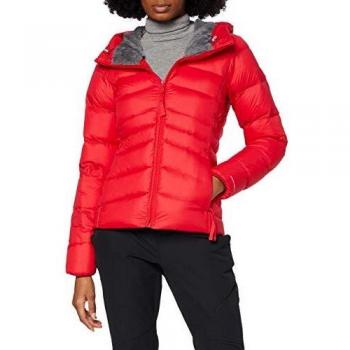 Herbstliche Columbia Daunenjacke (Damen, Rote Lilie)