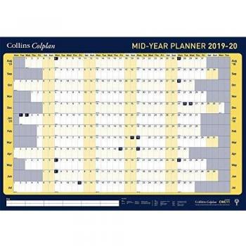 Collins Colplan Annual Wall Calendar 2019-2020