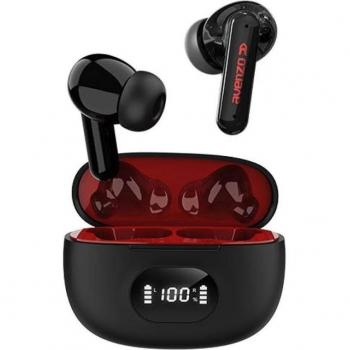AVENZO AURICULARES TRUE WIRELESS TACTILES CON POWER BANK NEGROS