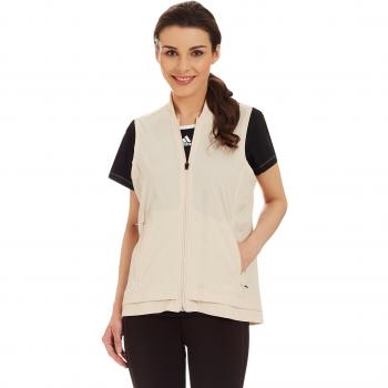 Ultra Energy Cream Running Zip-Up Vest