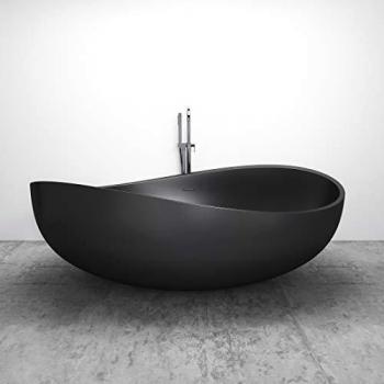 Baignoire Îlot Wave en Pierre 180x110cm