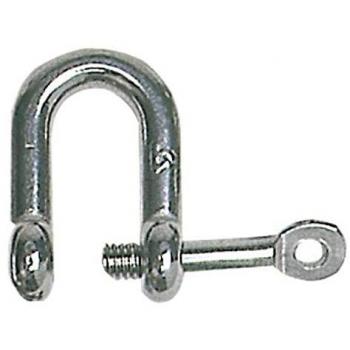 Fermaglio a Grillo con Asse Imperdibile, Inox a U, Diametro 6mm