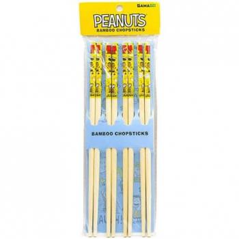 Peanuts Cast Eco-Friendly Bamboo Chopsticks by Gamago