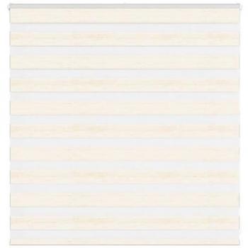 Zebra Blind Marble Beige 150x100 cm Dual Layer Light Control Polyester