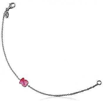 TOUS Pulsera de Plata con Cuarzo Rosa