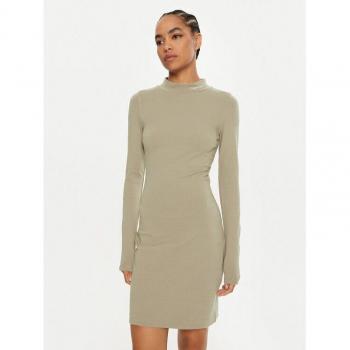 Calvin Klein Jeans Kleid J20J225395 in Grün Regular Fit