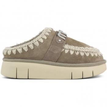 Zoccoli Bounce con logo in metallo