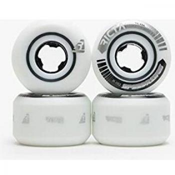 Speedrings 99A 54mm Skate Wheels – 4‑Pack (White, Black, Brown)