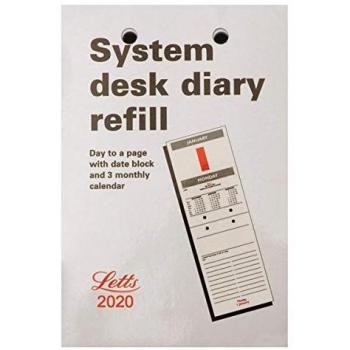 Letts 2020 System Daily Planner Refill
