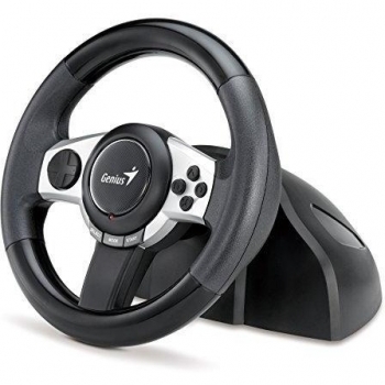GENIUS Juego de volante y pedales Trio Racer F1