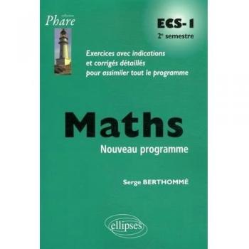Mathématiques ECS-1 2e semestre