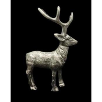 Nickel Finish Reindeer Décor – 3 × 7 × 12 cm (1‑Pack Edition)