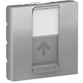 Cover Keystone RJ45 2 Moduli in Alluminio – Schneider NU946130